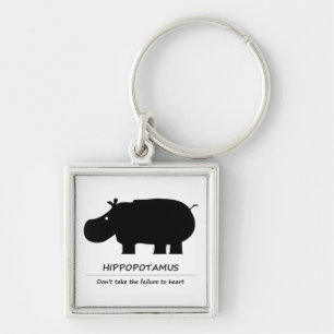 Hippopotamus Key Ring