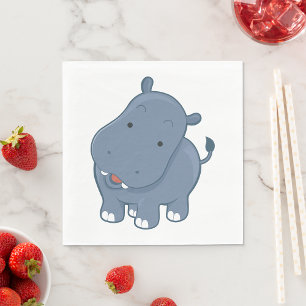 Hippopotamus Napkin
