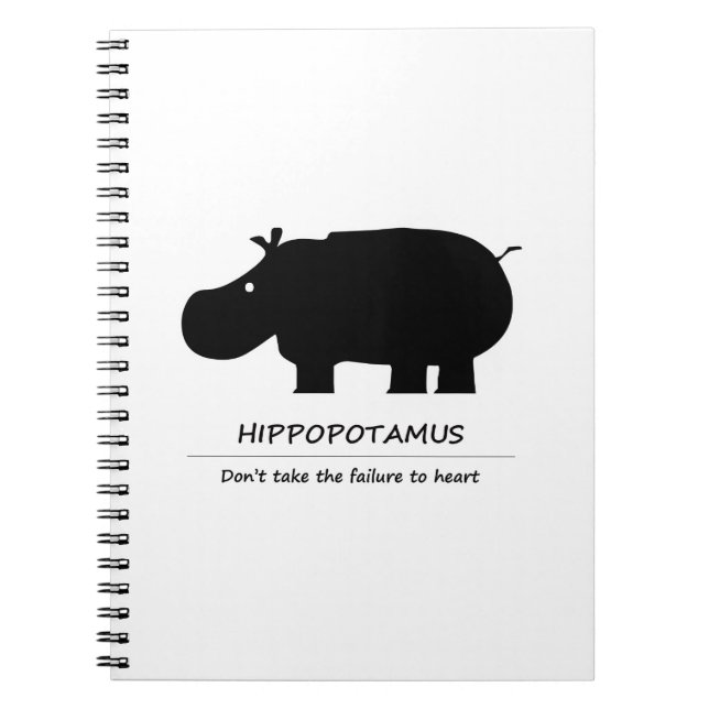 Hippopotamus Notebook (Front)