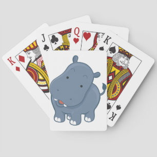 Hippopotamus Playing Cards