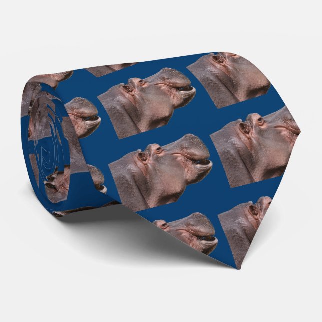 hippopotamus tie (Rolled)