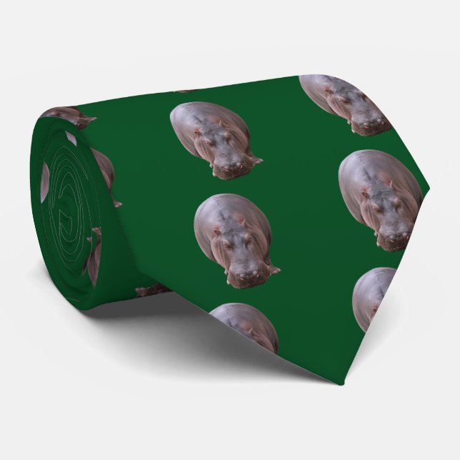 hippopotamus tie (Rolled)