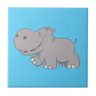 Hippopotamus Tile
