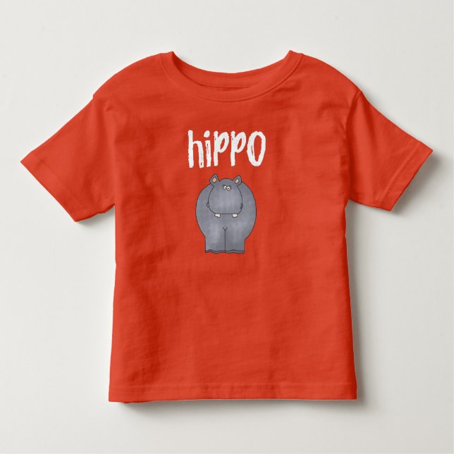 Hippopotamus Toddler T-Shirt (Front)
