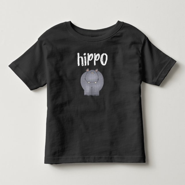 Hippopotamus Toddler T-Shirt (Front)