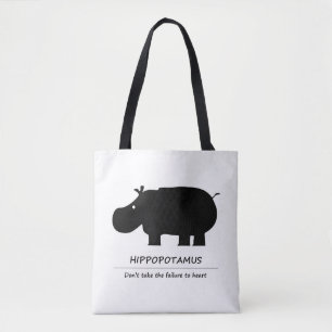 Hippopotamus Tote Bag