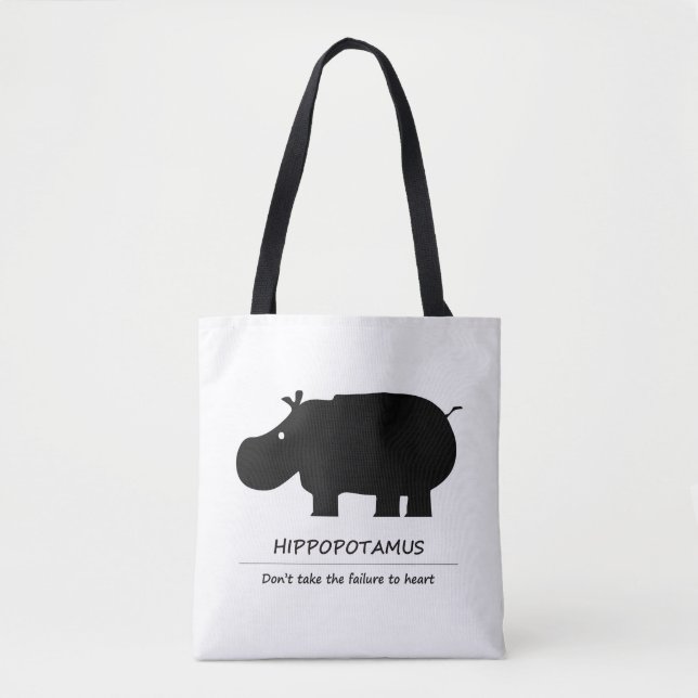 Hippopotamus Tote Bag (Front)