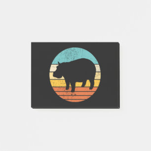 Hippopotomas Retro Sun Post-it Notes