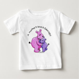 Hippos-A Mother's love is grand! Baby T-Shirt