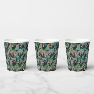 Hippos at Play: A Pond Paradise Paper Cups