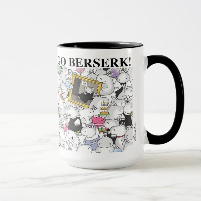 HIPPOS GO BERSERK! Sandra Boynton Mug (Right)