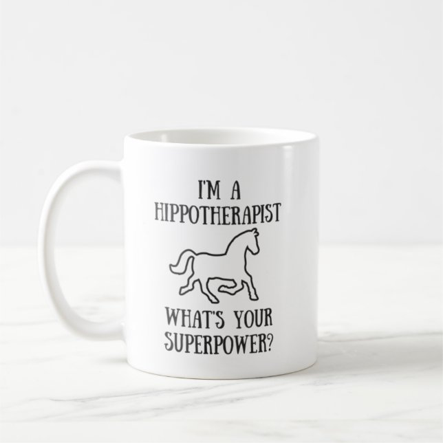 Hippotherapy Horse Equine Therapy Mug (Left)