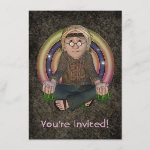 Hippy 60's Medium Party Invitation