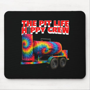 Hippy Bbq Tie Die Smoker Pit Life Hippy Crew Mouse Pad