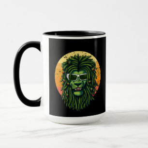 Hippy Cute Lion King   Mug