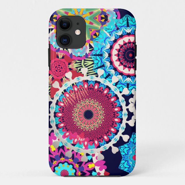 Hippy flowers iphone covers (Back)