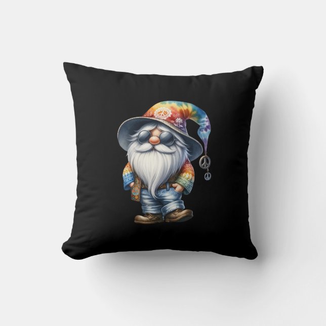 Hippy Gnome Cushion (Front)