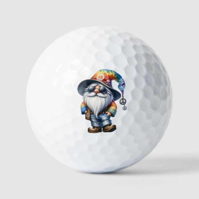 Hippy Gnome Golf Balls (Front)