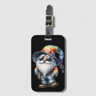 Hippy Gnome Luggage Tag