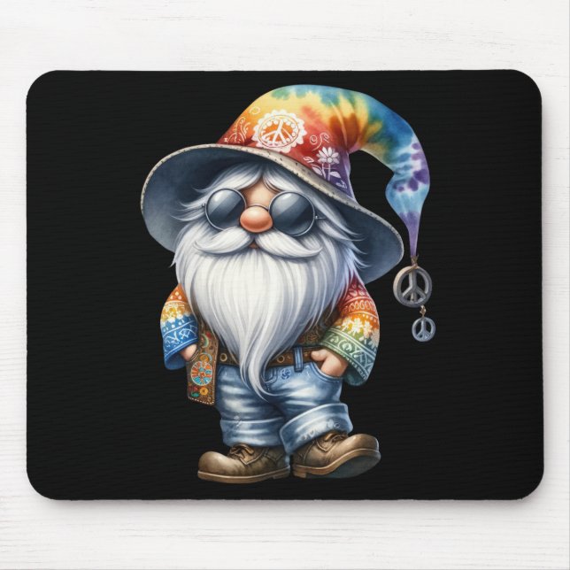 Hippy Gnome Mouse Pad (Front)
