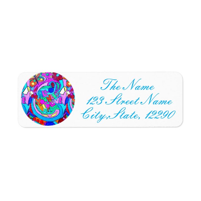 hippy groovy love circle (Front)