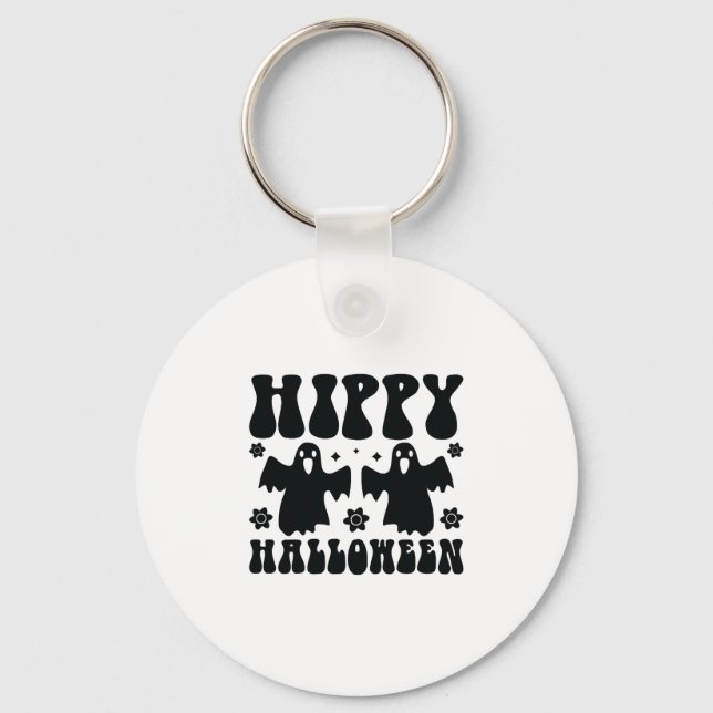 Hippy Halloween Key Ring (Front)