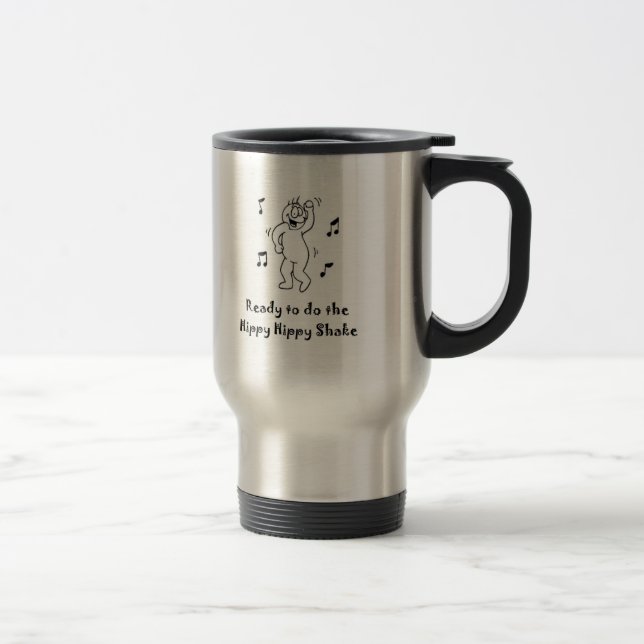 Hippy Hippy Shake - Funny Post-hip surgery Travel Mug (Right)