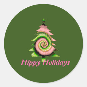 Hippy Holiday Stickers