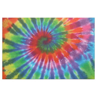 Hippy Peace Retro 60s Tie Dye Fabric