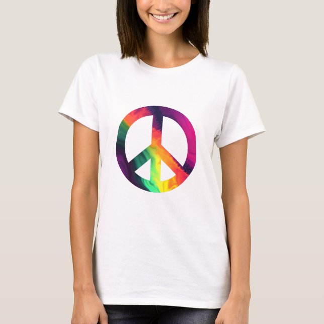 Hippy peace sign T-Shirt (Front)