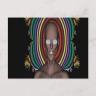 Hippy Punk Postcard