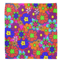 Hippy Retro Flowers