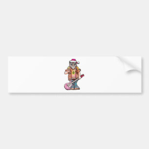 Hippy Santa says "Cool Yule" Bumper Sticker