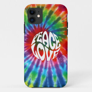 Hippy Tie Dye 60s Retro Colourful Boho Case-Mate iPhone Case
