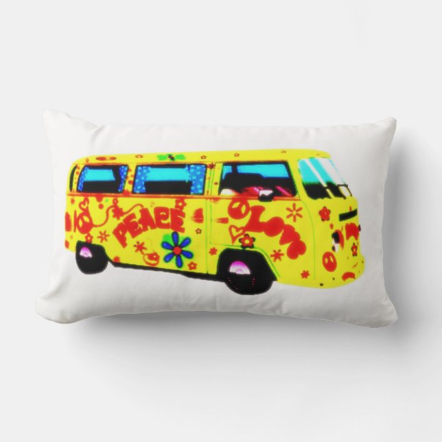Hippy Van Lumbar Cushion (Front)