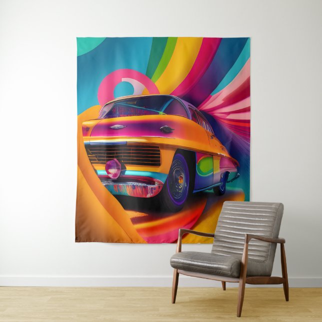 Hippy Van Tapestry (In Situ)