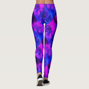 Hippy Yoga Leggings - Colourful 90ies Leggings