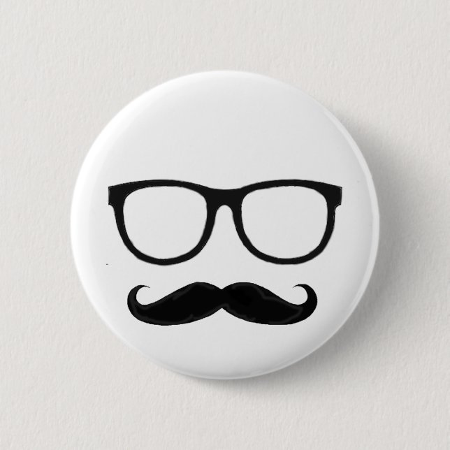 Hipster 6 Cm Round Badge (Front)