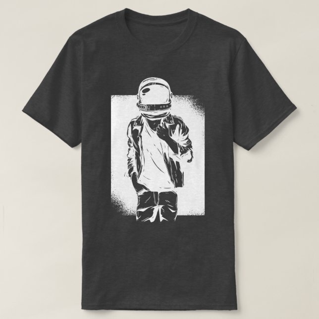 Hipster Astronaut Astral Cosmic Design For Space  T-Shirt (Design Front)
