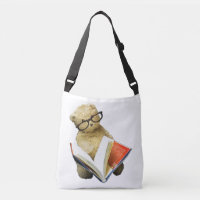 Hipster Bear Tote Bag