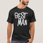 Hipster Best Man T-Shirt<br><div class="desc">Hipster Best Man - Outfit your entire wedding party in our Hipster Bridal Party T-Shirt collection. Perfect to wear to bridal showers, wedding rehearsals, bachelor and bachelorette parties and throughout the engagement.</div>