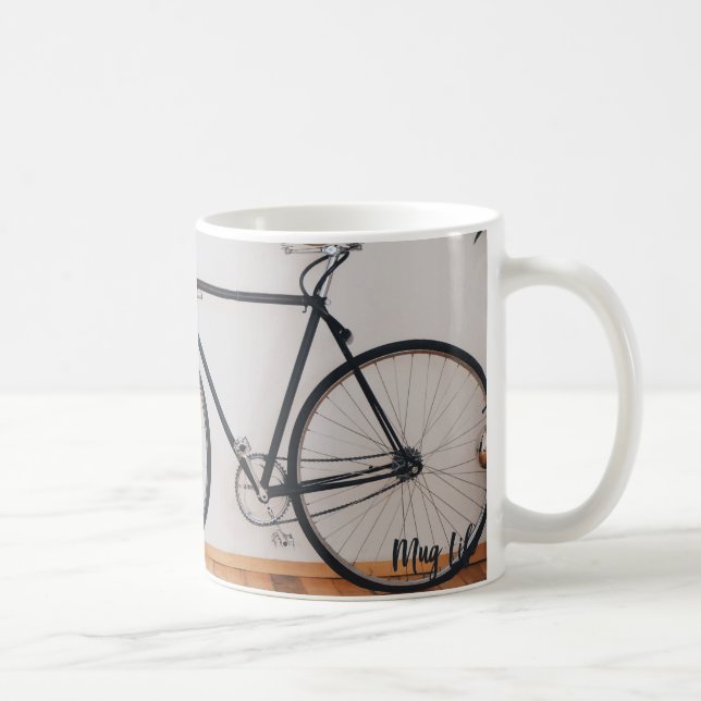 Hipster Bicycle Photo Mug (Right)