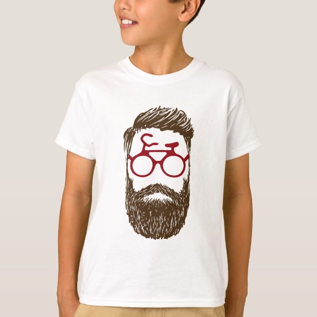 Hipster biker T-Shirt (Front)