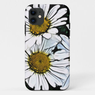 Hipster Bohemian Chic Summer White Daisy Case-Mate iPhone Case