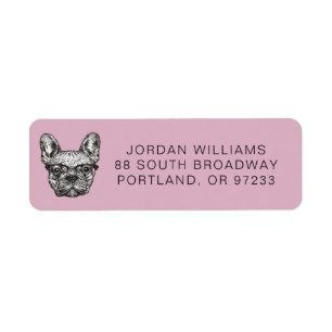 Hipster Bulldog Add Your Name