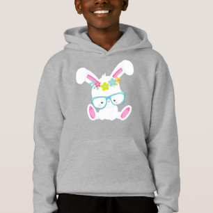 Hipster Bunny, Bunny With Glasses, Rabbit, Flowers