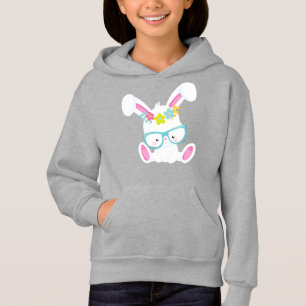 Hipster Bunny, Bunny With Glasses, Rabbit, Flowers