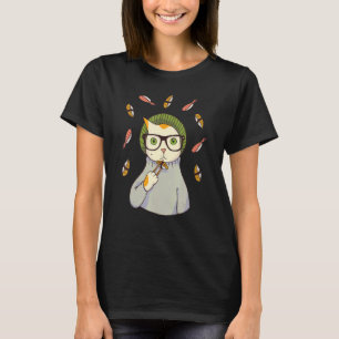 Hipster Cat Funny Japanese Sushi Cats Kitty Lovers T-Shirt