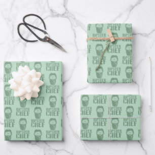 Hipster Chef Wrapping Paper Sheet