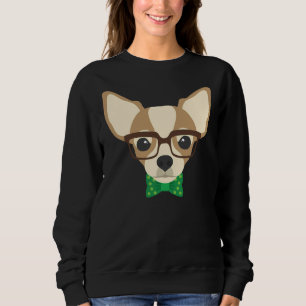 Hipster Chihuahua Sweatshirt